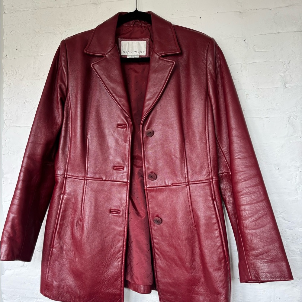 Nine West Women's genuine leather jacket